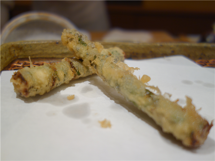 asparagus tempura